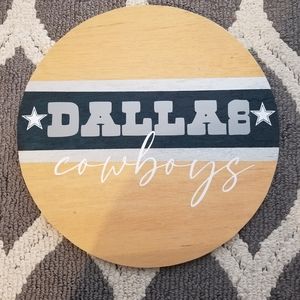 Dallas Cowboys Wood Doorhanger